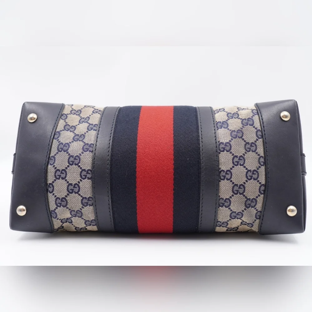 ❌️❌️SOLD❌️❌️X31❤️ Gucci GG Canvas Vintage Web Convertible Tote bag - Picture 12 of 16